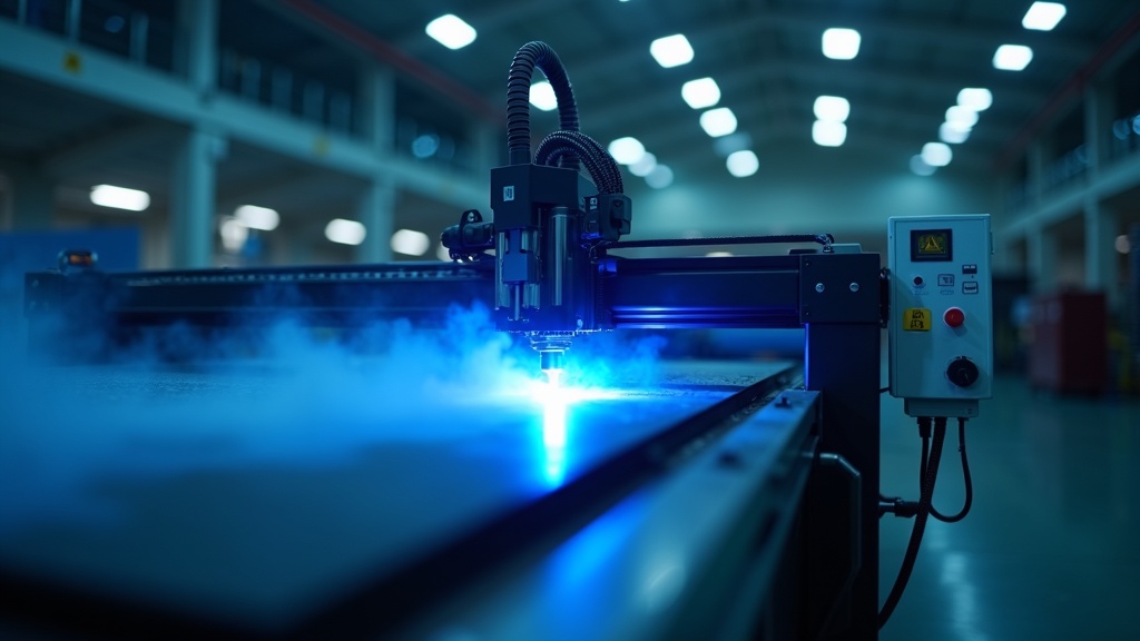 Odciąg oparów laserowych przy maszynie laserowej - system filtracji przemysłowej