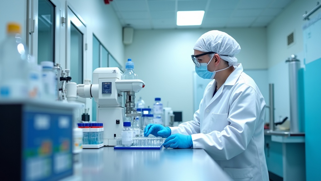 Odciąg do laboratorium farmaceutycznego - system filtracji w cleanroomie